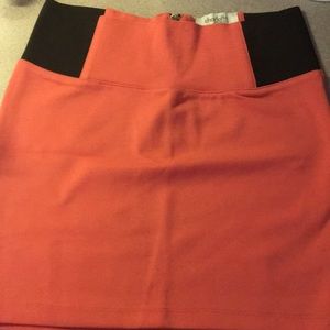 Skirt with zipper in back